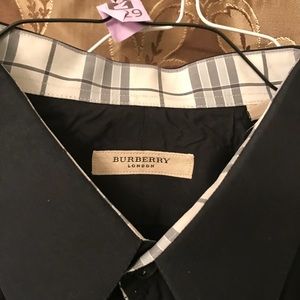 Black Burberry London Men’s dress shirt